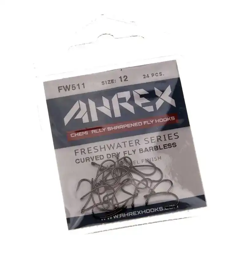 FW511 Curved Dry Hook Barbless #10