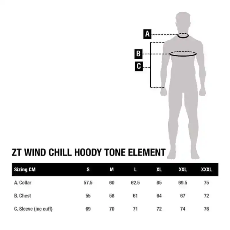ZT Wind Chill Hoody Two Tone Element - Maat: L