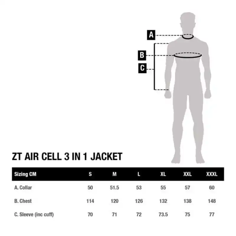 ZT Air Cell 3 in 1 Jacket - Maat: S