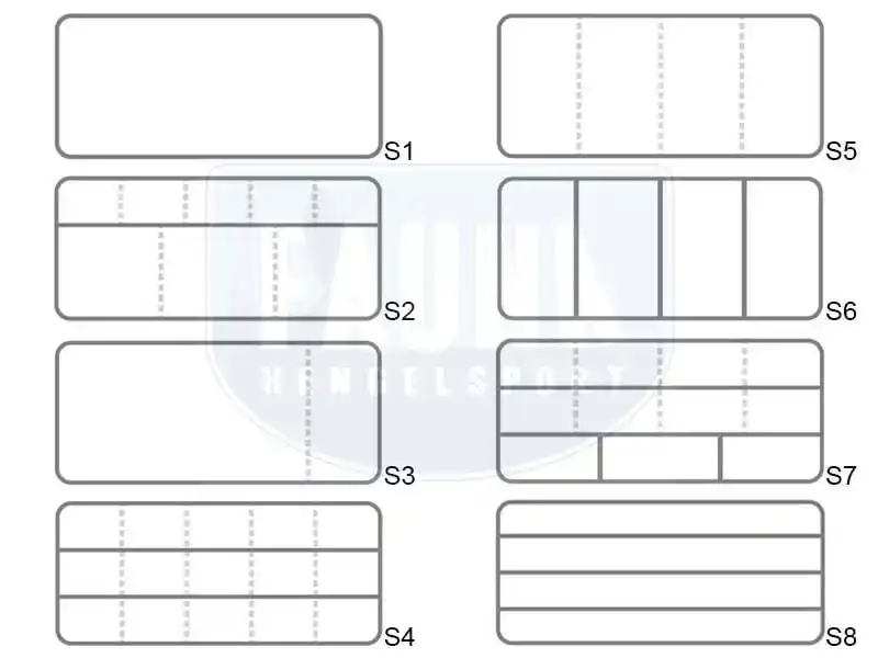 W3 Lure Box Double Sided - Small S6 - 20,5 x 17 x 4,8 cm (10