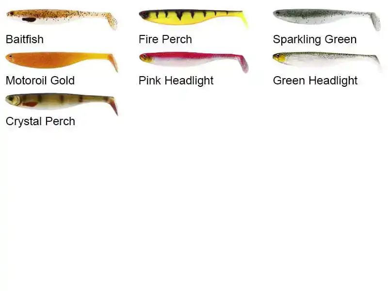 Shad Teez Slim - 7,5 cm - Bass Orange