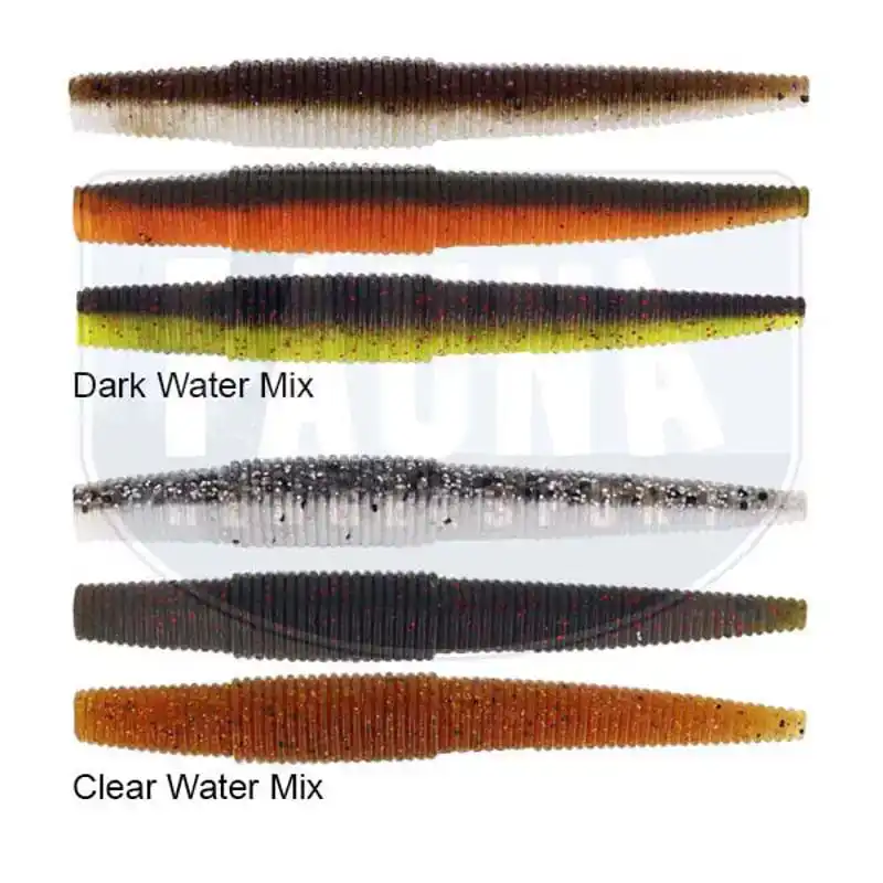 Ned Worm - 11 cm - Clear Water Mix