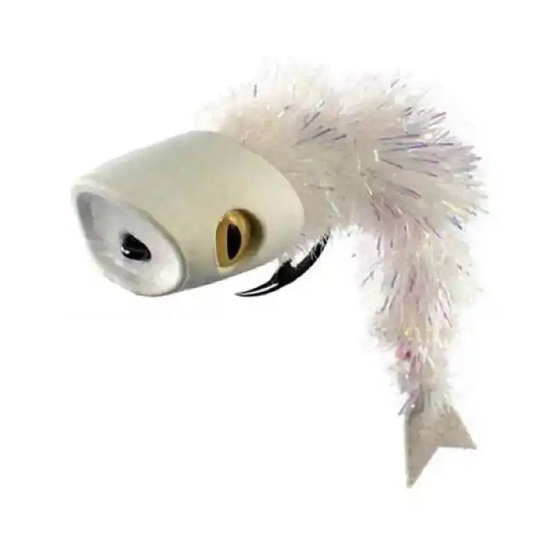 Howitzer Baitfish Popper Heads - Medium - White