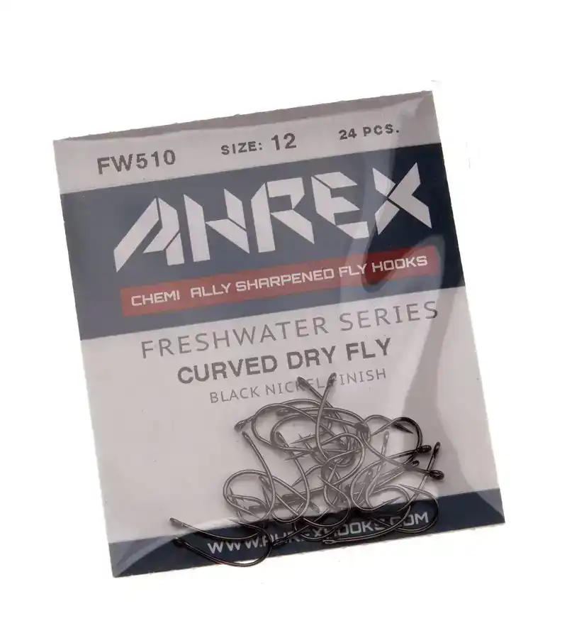 FW510 Curved Dry Hook Barbed #10