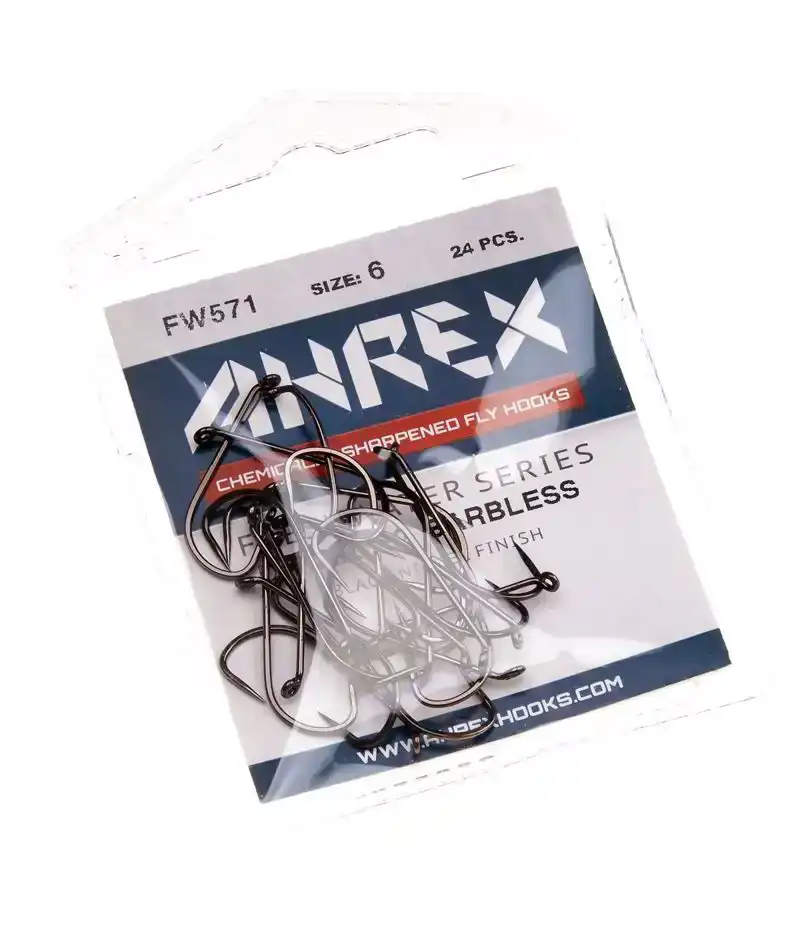 FW571 Dry Long Barbless #10