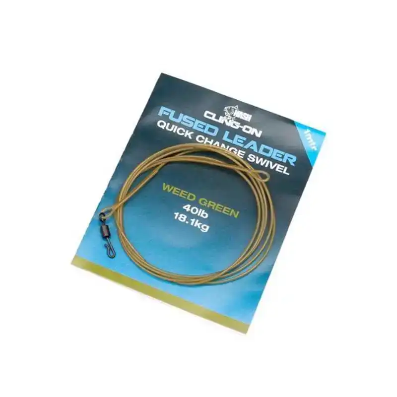 Cling On Fused Leader Quick Change Swivel - Dark Silt