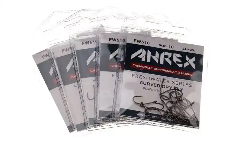 FW510 Curved Dry Hook Barbed #10