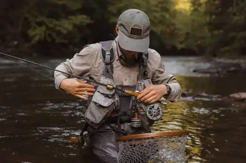 Rod Clip Blue with zinger