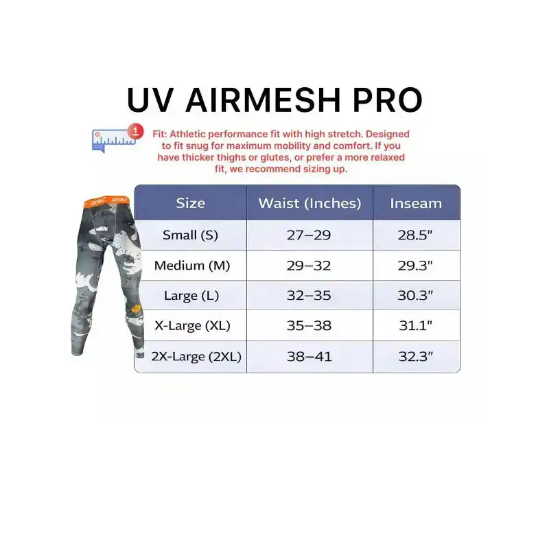 SolarFlexz UV AirMesh Pro Leggings - Large