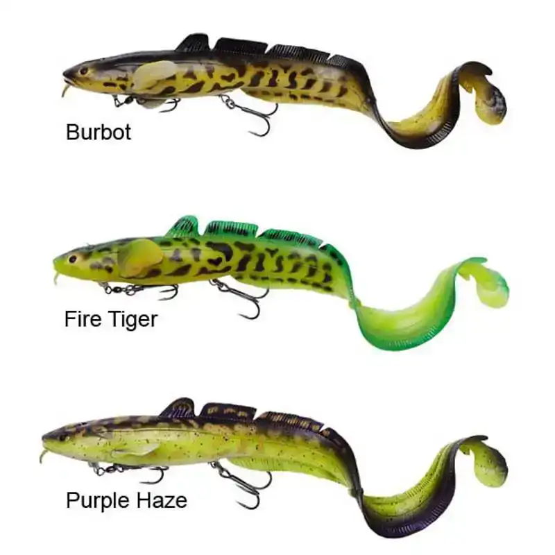 3D Burbot - 36 cm - Fire Tiger