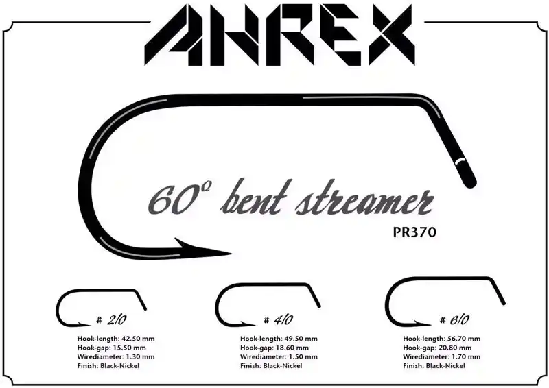 PR370 60 Degree Bent Streamer #2/0