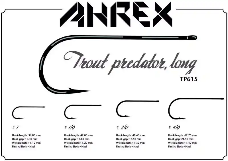 TP615 Trout Predator Long #1/0