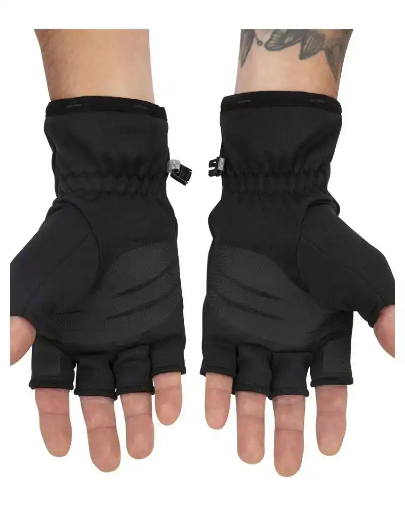 Freestone Half Finger Black XL