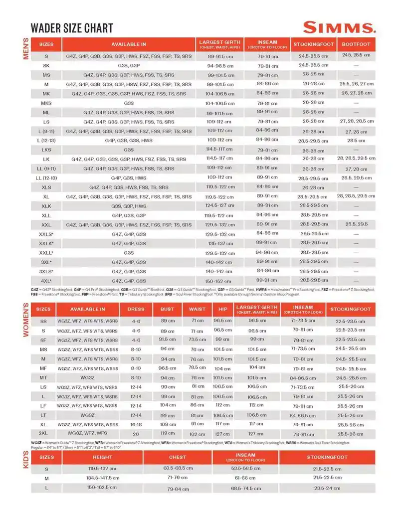 Freestone Z Stockingfoot L 9-11